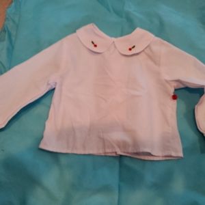 Christmas Greetings white shirt size 4/5T